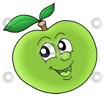 To use this stock image in your creative project, please select the size you need over to the right and click the "Add to Cart" button.
Your downloaded image will come with the Cutcaster watermark removed so don’t worry about the watermark you see on this page. Smiling green apple stock photo, Smiling green apple - color illustration. by Klara Viskova