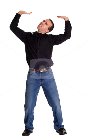 To use this stock image in your creative project, please select the size you need over to the right and click the "Add to Cart" button.
Your downloaded image will come with the Cutcaster watermark removed so don’t worry about the watermark you see on this page. Heavy Sign stock photo, Full body view of a man pretending to hold up a heavy sign by Richard Nelson