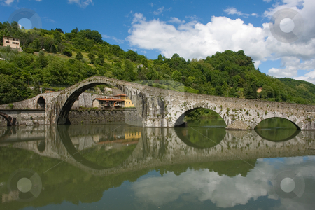 To use this stock image in your creative project, please select the size you need over to the right and click the "Add to Cart" button.
Your downloaded image will come with the Cutcaster watermark removed so don’t worry about the watermark you see on this page. An der Ponte della Maddalena, Ponte del Diavolo (Teufelsbr?cke) bei Borgo a Mozzano, Toskana, Italie stock photo, Borgo a Mozzano ist eine italienische Gemeinde in der Provinz Lucca in der Toskana. Der Ort liegt etwa 20 km n?rdlich von Lucca am Serchio. Sein Wahrzeichen ist die mittelalterliche Br?cke ?ber den Serchio, der Ponte della Maddalena, genannt Ponte del Diavolo (Teufelsbr?cke). - Borgo a Mozzano is a town and commune in the province of Lucca, in northern Tuscany (Italy). Borgo a Mozzano is dominated by the presence of Ponte della Maddalena also called