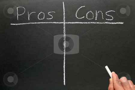 To use this stock image in your creative project, please select the size you need over to the right and click the "Add to Cart" button.
Your downloaded image will come with the Cutcaster watermark removed so don’t worry about the watermark you see on this page. Writing the pros and cons on a blackboard. stock photo, Writing the pros and cons on a blackboard. by Stephen Rees