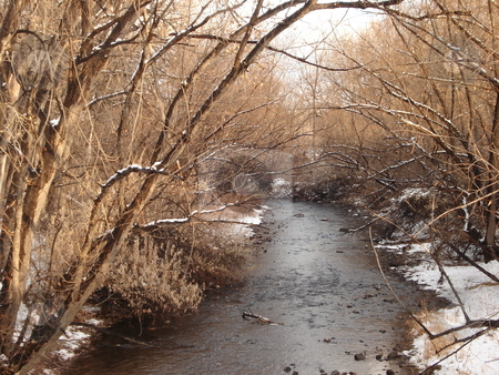 To use this stock image in your creative project, please select the size you need over to the right and click the "Add to Cart" button.
Your downloaded image will come with the Cutcaster watermark removed so don’t worry about the watermark you see on this page. Winter Stream stock photo, A stream flows through the cold on a winter day in Colorado. by Ben O'Neal