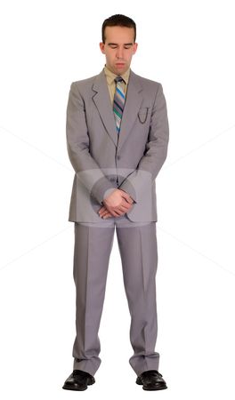 To use this stock image in your creative project, please select the size you need over to the right and click the "Add to Cart" button.
Your downloaded image will come with the Cutcaster watermark removed so don’t worry about the watermark you see on this page. Mourning stock photo, Full length view of a man wearing a suit in mourning, isolated against a white background by Richard Nelson