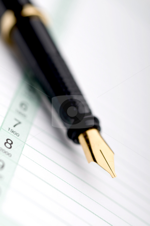 To use this stock image in your creative project, please select the size you need over to the right and click the "Add to Cart" button.
Your downloaded image will come with the Cutcaster watermark removed so don’t worry about the watermark you see on this page. Macro of a fountain pen on a day planner stock photo, Macro of a fountain pen on a business day planner by Vince Clements
