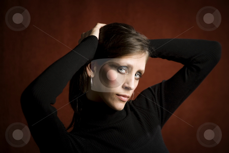 To use this stock image in your creative project, please select the size you need over to the right and click the "Add to Cart" button.
Your downloaded image will come with the Cutcaster watermark removed so don’t worry about the watermark you see on this page. Pretty Woman in a Black Dress stock photo, Pretty Woman in a Stretchy Knit Black Dress by Scott Griessel