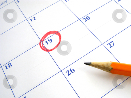 To use this stock image in your creative project, please select the size you need over to the right and click the "Add to Cart" button.
Your downloaded image will come with the Cutcaster watermark removed so don’t worry about the watermark you see on this page. Circled date on a calendar. stock photo, Circled date on a calendar. by Stephen Rees