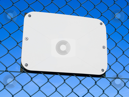To use this stock image in your creative project, please select the size you need over to the right and click the "Add to Cart" button.
Your downloaded image will come with the Cutcaster watermark removed so don’t worry about the watermark you see on this page. Blank white sign on a chain link fence. stock photo, Blank white sign on a chain link fence. by Stephen Rees