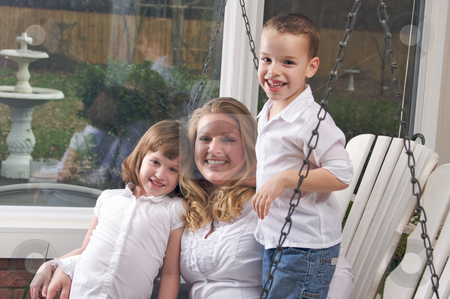 To use this stock image in your creative project, please select the size you need over to the right and click the "Add to Cart" button.
Your downloaded image will come with the Cutcaster watermark removed so don’t worry about the watermark you see on this page. Mother and Children stock photo, Mother and Children Enjoying a Fun Moment by Andy Dean