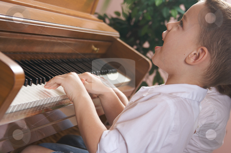 To use this stock image in your creative project, please select the size you need over to the right and click the "Add to Cart" button.
Your downloaded image will come with the Cutcaster watermark removed so don’t worry about the watermark you see on this page. Children Playing the Piano stock photo, Brother and Sister Playing the Piano Together by Andy Dean