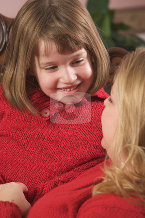 To use this stock image in your creative project, please select the size you need over to the right and click the "Add to Cart" button.
Your downloaded image will come with the Cutcaster watermark removed so don’t worry about the watermark you see on this page. Young Mother and Daughter stock photo, Young Mother and Daughter Enjoying a Personal Moment by Andy Dean