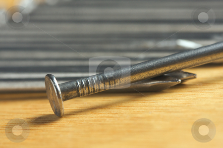 To use this stock image in your creative project, please select the size you need over to the right and click the "Add to Cart" button.
Your downloaded image will come with the Cutcaster watermark removed so don’t worry about the watermark you see on this page. Macro of Nails on Wood stock photo, Macro of Nails on a Wood Background. by Andy Dean