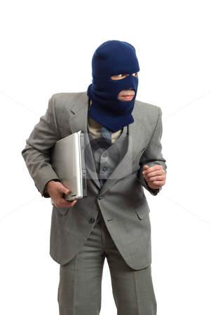 To use this stock image in your creative project, please select the size you need over to the right and click the "Add to Cart" button.
Your downloaded image will come with the Cutcaster watermark removed so don’t worry about the watermark you see on this page. Sneaky Thief stock photo, A sneaky thief is stealing a new computer, isolated against a white background by Richard Nelson