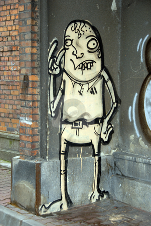To use this stock image in your creative project, please select the size you need over to the right and click the "Add to Cart" button.
Your downloaded image will come with the Cutcaster watermark removed so don’t worry about the watermark you see on this page. Graffiti stock photo, Graffiti on the wall in old city by Joanna Szycik