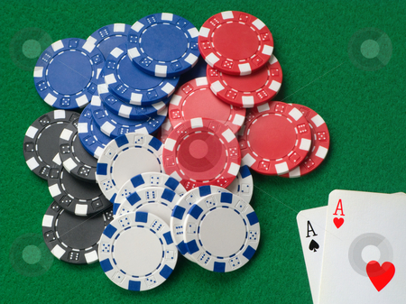 To use this stock image in your creative project, please select the size you need over to the right and click the "Add to Cart" button.
Your downloaded image will come with the Cutcaster watermark removed so don’t worry about the watermark you see on this page. Two aces winning lots of poker chips. stock photo, Two aces winning lots of poker chips. by Stephen Rees