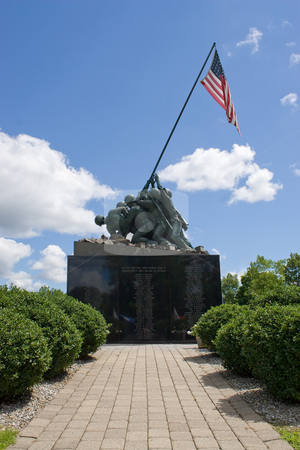 To use this stock image in your creative project, please select the size you need over to the right and click the "Add to Cart" button.
Your downloaded image will come with the Cutcaster watermark removed so don’t worry about the watermark you see on this page. Iwo Jima Memorial stock photo, Detail of the Iwo Jima Memorial Statue located in New Britain, Connecticut. by Todd Arena