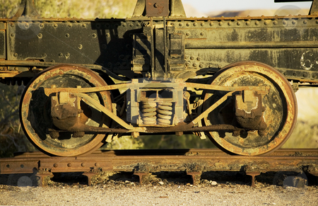 To use this stock image in your creative project, please select the size you need over to the right and click the "Add to Cart" button.
Your downloaded image will come with the Cutcaster watermark removed so don’t worry about the watermark you see on this page. Antique train wheels stock photo, Antique train wheels on an old track by Scott Griessel