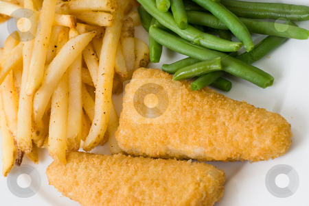 To use this stock image in your creative project, please select the size you need over to the right and click the "Add to Cart" button.
Your downloaded image will come with the Cutcaster watermark removed so don’t worry about the watermark you see on this page. Fish And Chips stock photo, Closeup view of a plate with fish and chips by Richard Nelson