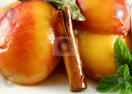 To use this stock image in your creative project, please select the size you need over to the right and click the "Add to Cart" button.
Your downloaded image will come with the Cutcaster watermark removed so don’t worry about the watermark you see on this page. Poached Nectarines Background stock photo, Background of poached nectarines with honey syrup nut yogurt and a cinnamon stick. by Brett Mulcahy