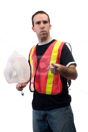 To use this stock image in your creative project, please select the size you need over to the right and click the "Add to Cart" button.
Your downloaded image will come with the Cutcaster watermark removed so don’t worry about the watermark you see on this page. Garbage stock photo, A young worker picking up garbage and pointing at the camera, isolated against a white background by Richard Nelson