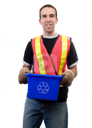 To use this stock image in your creative project, please select the size you need over to the right and click the "Add to Cart" button.
Your downloaded image will come with the Cutcaster watermark removed so don’t worry about the watermark you see on this page. Happy City Worker stock photo, A happy city worker, smiling while holding a blue box, isolated against a white background by Richard Nelson