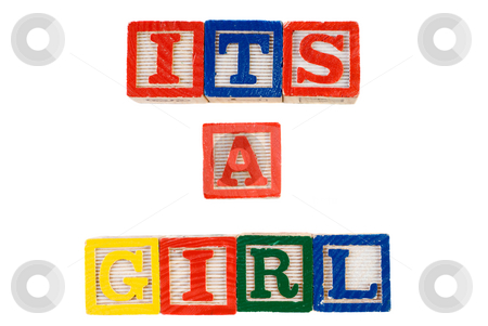To use this stock image in your creative project, please select the size you need over to the right and click the "Add to Cart" button.
Your downloaded image will come with the Cutcaster watermark removed so don’t worry about the watermark you see on this page. Its A Girl stock photo, Its A Girl, spelled using colorful letter blocks, isolated against a white background by Richard Nelson