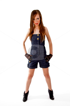To use this stock image in your creative project, please select the size you need over to the right and click the "Add to Cart" button.
Your downloaded image will come with the Cutcaster watermark removed so don’t worry about the watermark you see on this page. Front view of standing young model stock photo, Front view of standing young model on an isolated background by Imagery Majestic