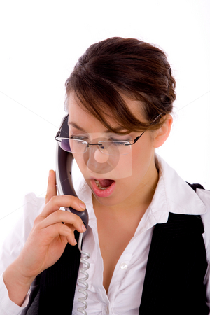 To use this stock image in your creative project, please select the size you need over to the right and click the "Add to Cart" button.
Your downloaded image will come with the Cutcaster watermark removed so don’t worry about the watermark you see on this page. Front view of shocked young businesswoman stock photo, Front view of shocked young businesswoman on an isolated background by Imagery Majestic