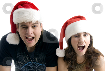To use this stock image in your creative project, please select the size you need over to the right and click the "Add to Cart" button.
Your downloaded image will come with the Cutcaster watermark removed so don’t worry about the watermark you see on this page. Close up view of attractive couple looking at camera stock photo, Close up view of attractive couple looking at camera against white background by Imagery Majestic