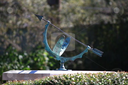 To use this stock image in your creative project, please select the size you need over to the right and click the "Add to Cart" button.
Your downloaded image will come with the Cutcaster watermark removed so don’t worry about the watermark you see on this page. Bronze Arrow on Stone Pedestal stock photo, Bronze arrow pointing skyward seated on a half globe with a stonde pedestal by Marburg