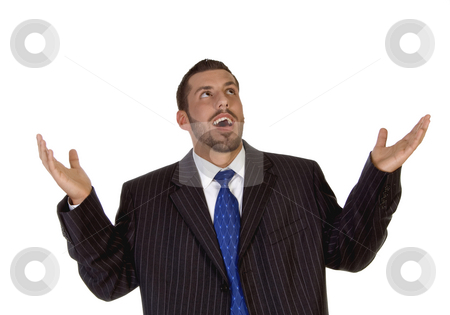 To use this stock image in your creative project, please select the size you need over to the right and click the "Add to Cart" button.
Your downloaded image will come with the Cutcaster watermark removed so don’t worry about the watermark you see on this page. Standing successful businessman stock photo, Standing successful businessman on an isolated background by Imagery Majestic
