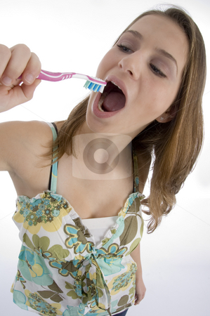 To use this stock image in your creative project, please select the size you need over to the right and click the "Add to Cart" button.
Your downloaded image will come with the Cutcaster watermark removed so don’t worry about the watermark you see on this page. Young woman conscious of dental health stock photo, Young woman conscious of dental health isolated with white background by Imagery Majestic