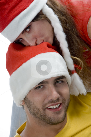 To use this stock image in your creative project, please select the size you need over to the right and click the "Add to Cart" button.
Your downloaded image will come with the Cutcaster watermark removed so don’t worry about the watermark you see on this page. Woman kissing on man's head stock photo, Woman kissing on man's head on an isolated background by Imagery Majestic