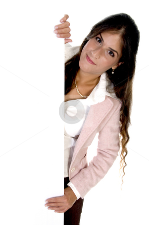 To use this stock image in your creative project, please select the size you need over to the right and click the "Add to Cart" button.
Your downloaded image will come with the Cutcaster watermark removed so don’t worry about the watermark you see on this page. Young woman holding blank board stock photo, Young woman holding blank board isolated on white background by Imagery Majestic