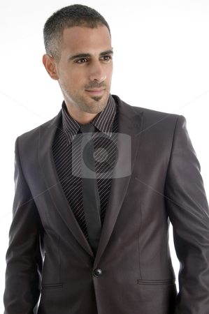 To use this stock image in your creative project, please select the size you need over to the right and click the "Add to Cart" button.
Your downloaded image will come with the Cutcaster watermark removed so don’t worry about the watermark you see on this page. Handsome young businessman stock photo, Handsome young businessman with white background by Imagery Majestic