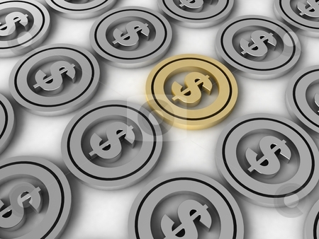 To use this stock image in your creative project, please select the size you need over to the right and click the "Add to Cart" button.
Your downloaded image will come with the Cutcaster watermark removed so don’t worry about the watermark you see on this page. Display of dollar coins stock photo, Three dimensional display of dollar coins by Imagery Majestic