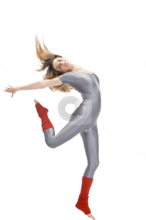 To use this stock image in your creative project, please select the size you need over to the right and click the "Add to Cart" button.
Your downloaded image will come with the Cutcaster watermark removed so don’t worry about the watermark you see on this page. Young lady in dance pose stock photo, Young lady in dance pose with white background by Imagery Majestic