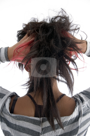 To use this stock image in your creative project, please select the size you need over to the right and click the "Add to Cart" button.
Your downloaded image will come with the Cutcaster watermark removed so don’t worry about the watermark you see on this page. Girl showing her hair stock photo, Girl showing her hair on an isolated background by Imagery Majestic