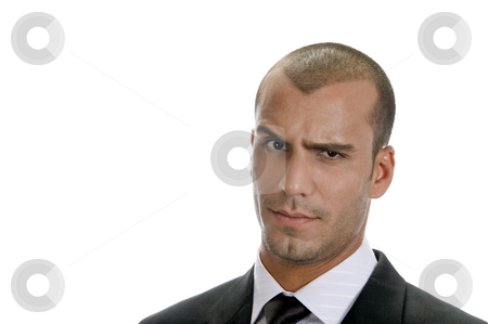 To use this stock image in your creative project, please select the size you need over to the right and click the "Add to Cart" button.
Your downloaded image will come with the Cutcaster watermark removed so don’t worry about the watermark you see on this page. Man expressing suspicion with his eyes stock photo, Man expressing suspicion with his eyes on an isolated white background by Imagery Majestic