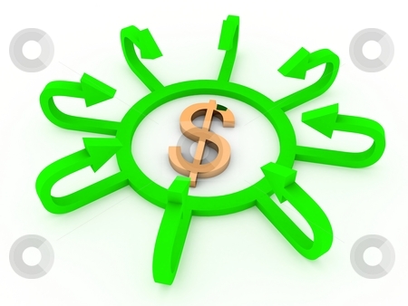 To use this stock image in your creative project, please select the size you need over to the right and click the "Add to Cart" button.
Your downloaded image will come with the Cutcaster watermark removed so don’t worry about the watermark you see on this page. Dollar sign with profit arrows stock photo, Three dimensional dollar sign with profit arrows by Imagery Majestic