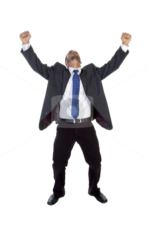 To use this stock image in your creative project, please select the size you need over to the right and click the "Add to Cart" button.
Your downloaded image will come with the Cutcaster watermark removed so don’t worry about the watermark you see on this page. Standing successful businessman stock photo, Standing successful businessman on an isolated background by Imagery Majestic