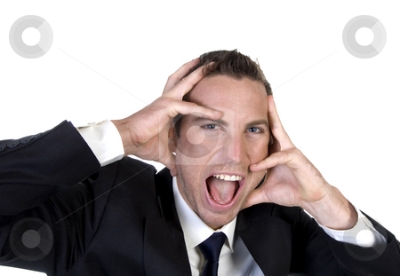To use this stock image in your creative project, please select the size you need over to the right and click the "Add to Cart" button.
Your downloaded image will come with the Cutcaster watermark removed so don’t worry about the watermark you see on this page. Frustrated businessman holding his face stock photo, Frustrated businessman holding his face on an isolated white background by Imagery Majestic