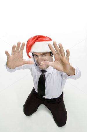 To use this stock image in your creative project, please select the size you need over to the right and click the "Add to Cart" button.
Your downloaded image will come with the Cutcaster watermark removed so don’t worry about the watermark you see on this page. Businessman showing his palms stock photo, Businessman showing his palms on an isolated white background by Imagery Majestic