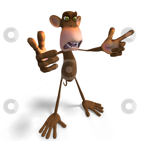 To use this stock image in your creative project, please select the size you need over to the right and click the "Add to Cart" button.
Your downloaded image will come with the Cutcaster watermark removed so don’t worry about the watermark you see on this page. Monkey Business stock photo, Render of a funny Toon Monkey with Clipping Path by Ralf Kraft