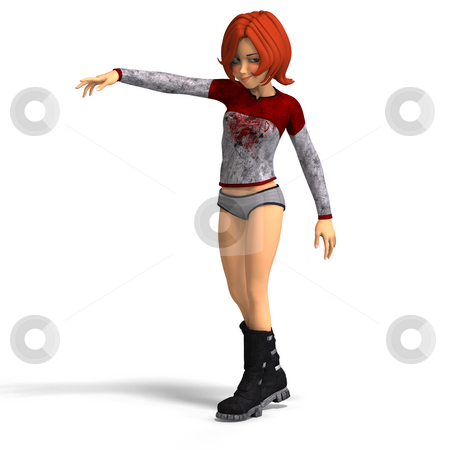 To use this stock image in your creative project, please select the size you need over to the right and click the "Add to Cart" button.
Your downloaded image will come with the Cutcaster watermark removed so don’t worry about the watermark you see on this page. Young Toon Girl stock photo, Very cute and young toon girl
With Clipping Path by Ralf Kraft