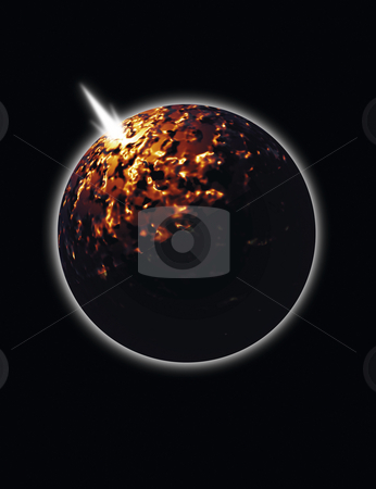 To use this stock image in your creative project, please select the size you need over to the right and click the "Add to Cart" button.
Your downloaded image will come with the Cutcaster watermark removed so don’t worry about the watermark you see on this page. Sphere-energy burst stock photo, Sphere with energy halo about to explode. Computer rendered by Gary Cookson