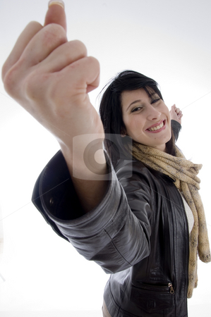 To use this stock image in your creative project, please select the size you need over to the right and click the "Add to Cart" button.
Your downloaded image will come with the Cutcaster watermark removed so don’t worry about the watermark you see on this page. Happy successful woman stock photo, Happy successful woman on an isolated white background by Imagery Majestic