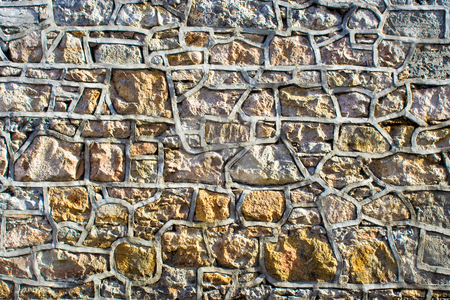 To use this stock image in your creative project, please select the size you need over to the right and click the "Add to Cart" button.
Your downloaded image will come with the Cutcaster watermark removed so don’t worry about the watermark you see on this page. Stone Wall stock photo, Stone wall with much detail, patterns, and texture by Stephen Bonk