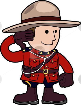 To use this stock image in your creative project, please select the size you need over to the right and click the "Add to Cart" button.
Your downloaded image will come with the Cutcaster watermark removed so don’t worry about the watermark you see on this page. Illustration of mounty stock vector clipart, Illustration of mounty standing and saluting by Christos Georghiou