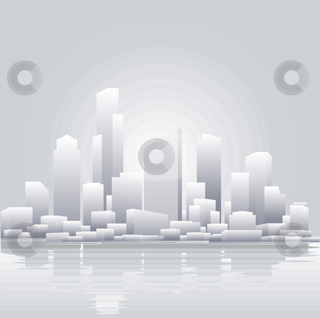 To use this stock image in your creative project, please select the size you need over to the right and click the "Add to Cart" button.
Your downloaded image will come with the Cutcaster watermark removed so don’t worry about the watermark you see on this page. Abstract grey city background stock vector clipart, An abstract vector illustration of a city skyline by Christos Georghiou