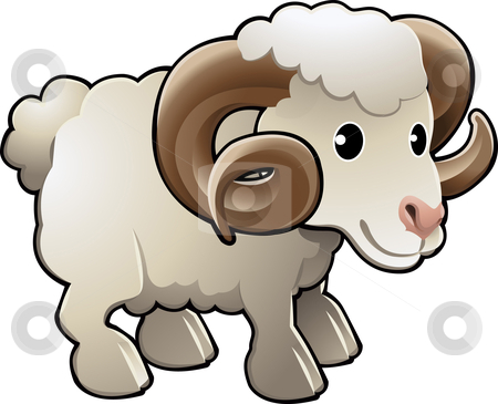 To use this stock image in your creative project, please select the size you need over to the right and click the "Add to Cart" button.
Your downloaded image will come with the Cutcaster watermark removed so don’t worry about the watermark you see on this page. Cute Ram Sheep Farm Animal Vector Illustration stock vector clipart, A cute ram sheep farm animal vector illustration by Christos Georghiou