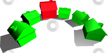 To use this stock image in your creative project, please select the size you need over to the right and click the "Add to Cart" button.
Your downloaded image will come with the Cutcaster watermark removed so don’t worry about the watermark you see on this page. Illustration of hotel and houses stock vector clipart, Illustration of red hotel and green houses in a row by Christos Georghiou